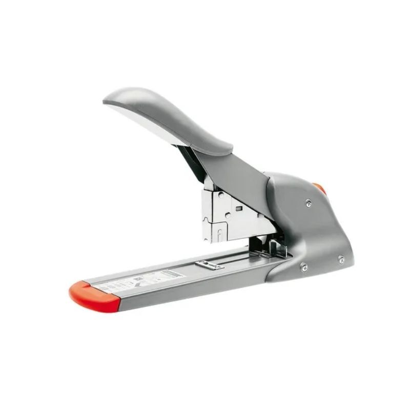 Corchetera Industrial Rapid HD110 metálica para 110 hojas, ideal para oficinas y centros de copiado.